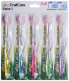 Shaha 5 toothbrush, Non Nylon, Tapered, Soft and Ultra fine bristles